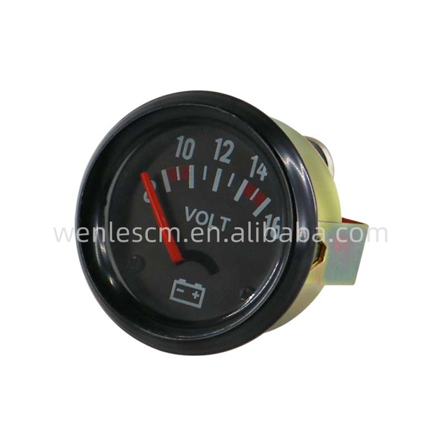 52mm Voltmeter Gauge 8-16V for 12V Automotive Electrical Systems