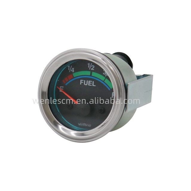 52mm Fuel Level Gauge E-F Scale 12V 24V for Vehicle Dashboards