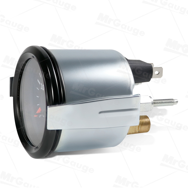 52mm Mechanical Oil Pressure Gauge 0-40 PSI NPT1/8 for Engines