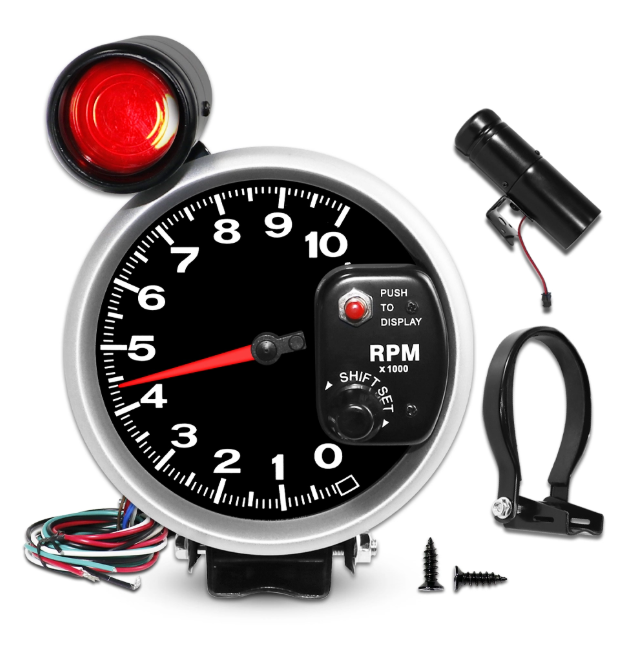 85mm Diesel Tachometer Gauge Black-Bezel for Marine